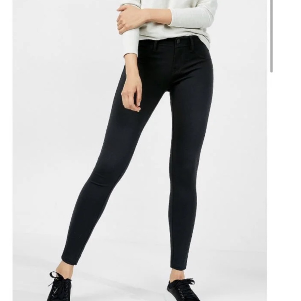 Express ponte knit five pocket legging